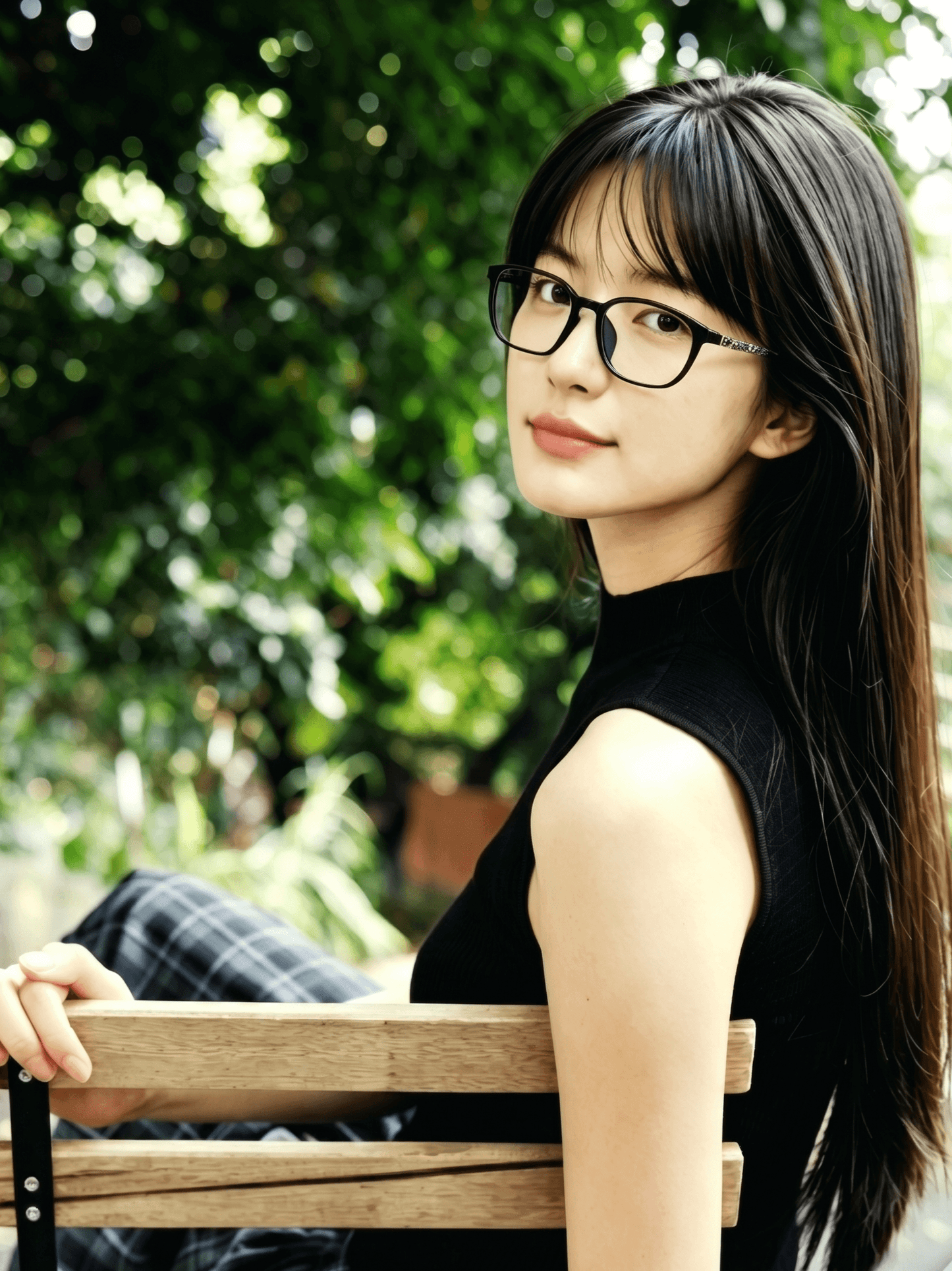 Minimalist eyeglasses V Pai 2108U quiet luxury lifestyle shot