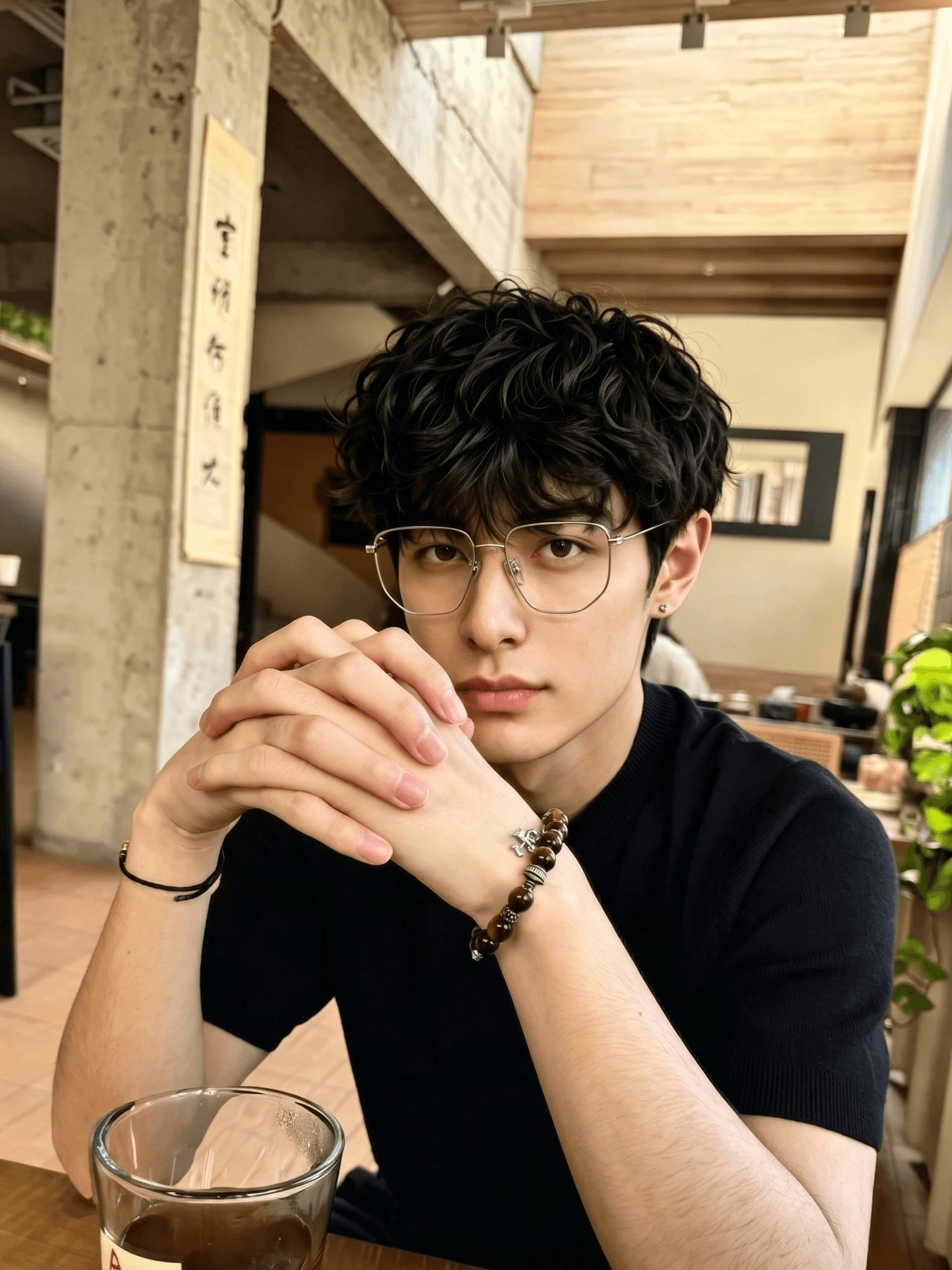 Trend eyewear V Pai 2629 streetwear aesthetic lifestyle shot