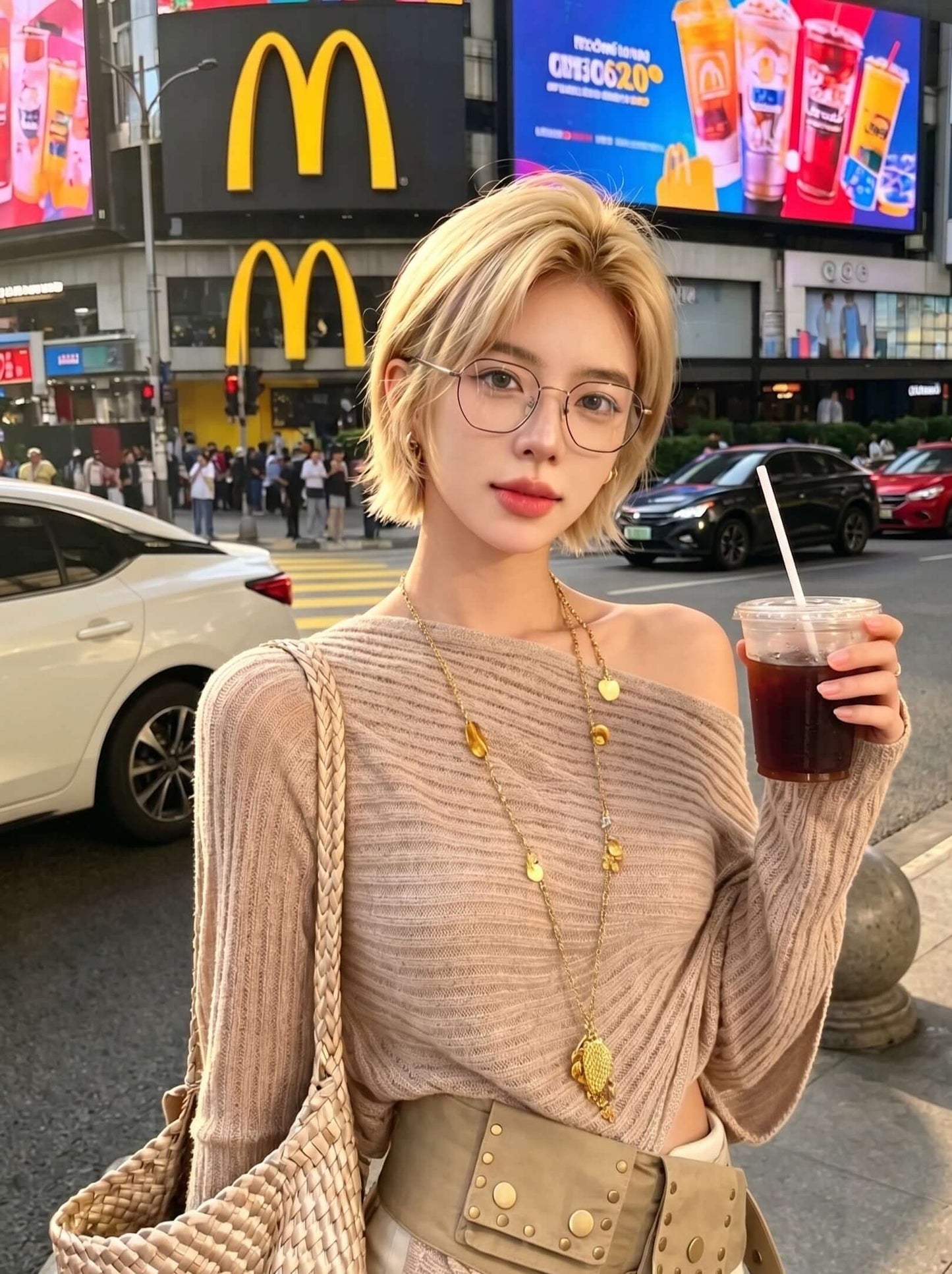 Best glasses V Pai 2601 on-model lifestyle shot