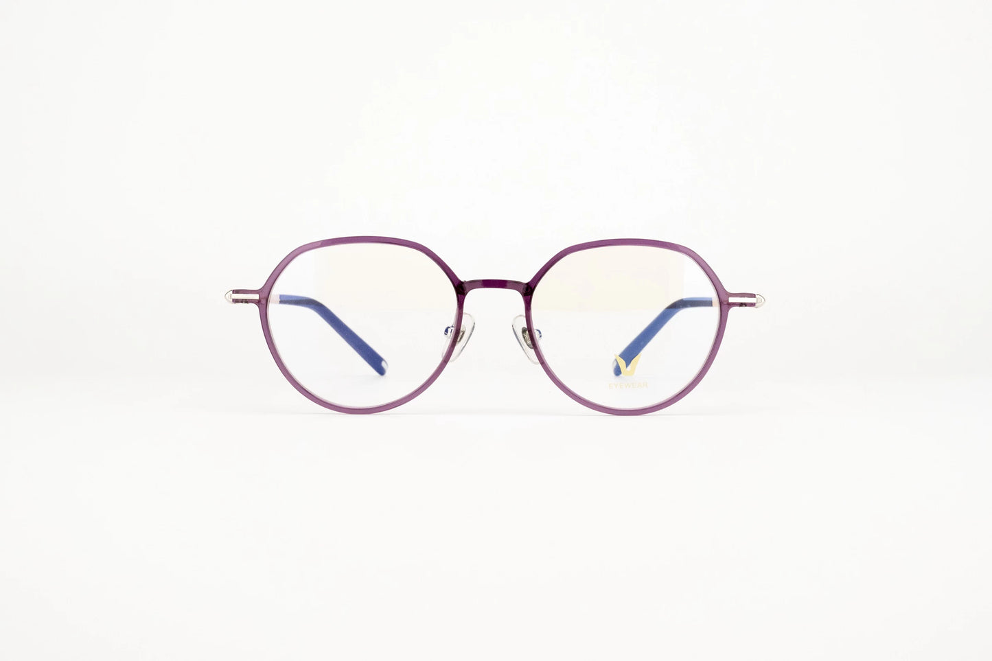 V2325U Minimalist Metal Business Eyeglasses versatile unisex metal prescription frame for business and casual styling