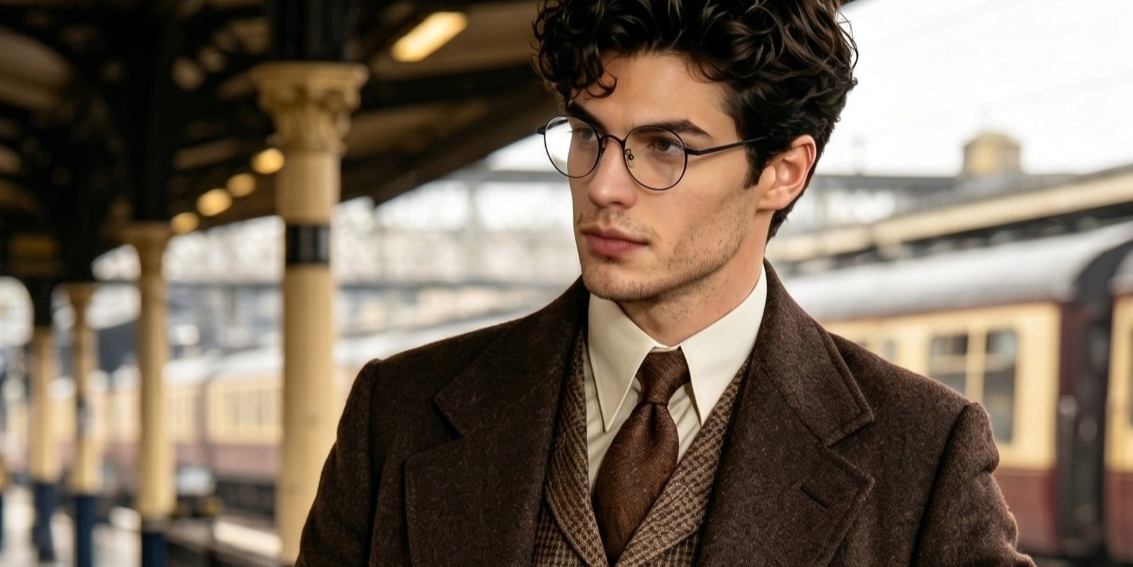 Retro eyewear V-Pai V2617 British-inspired small round metal glasses