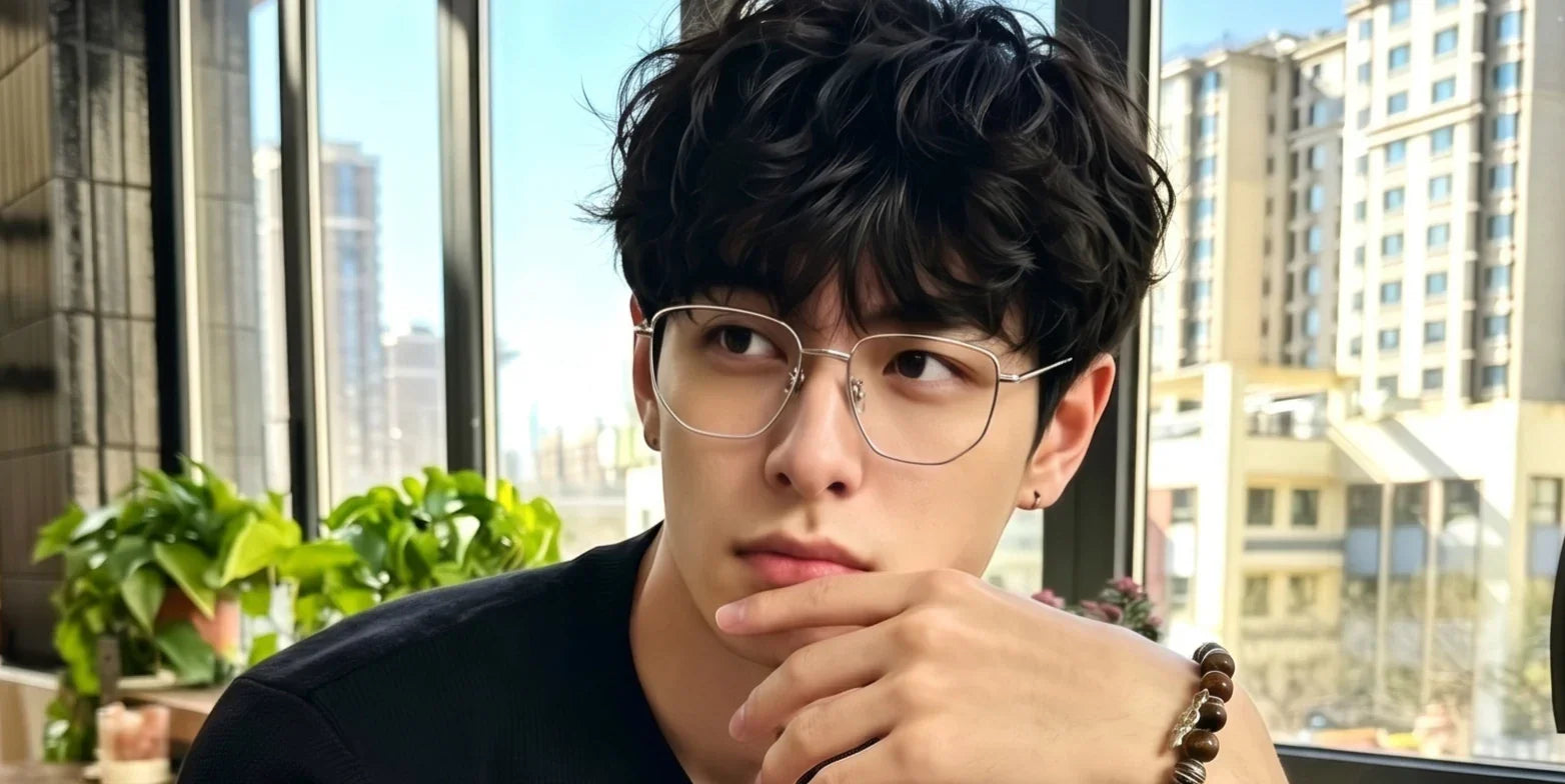 V-Pai V2629 Geometric Metal Eyeglasses – Contemporary Statement Frame