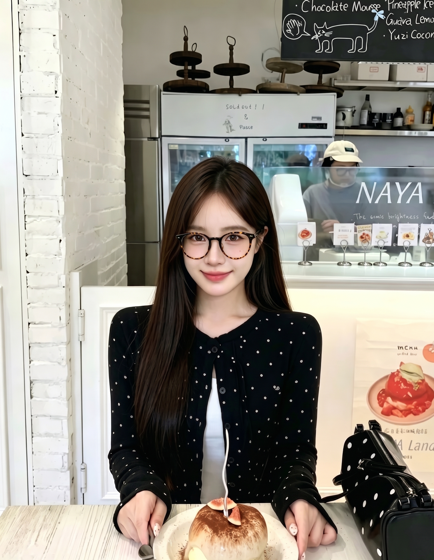 Korean style glasses V Pai 2113U chic everyday lifestyle shot