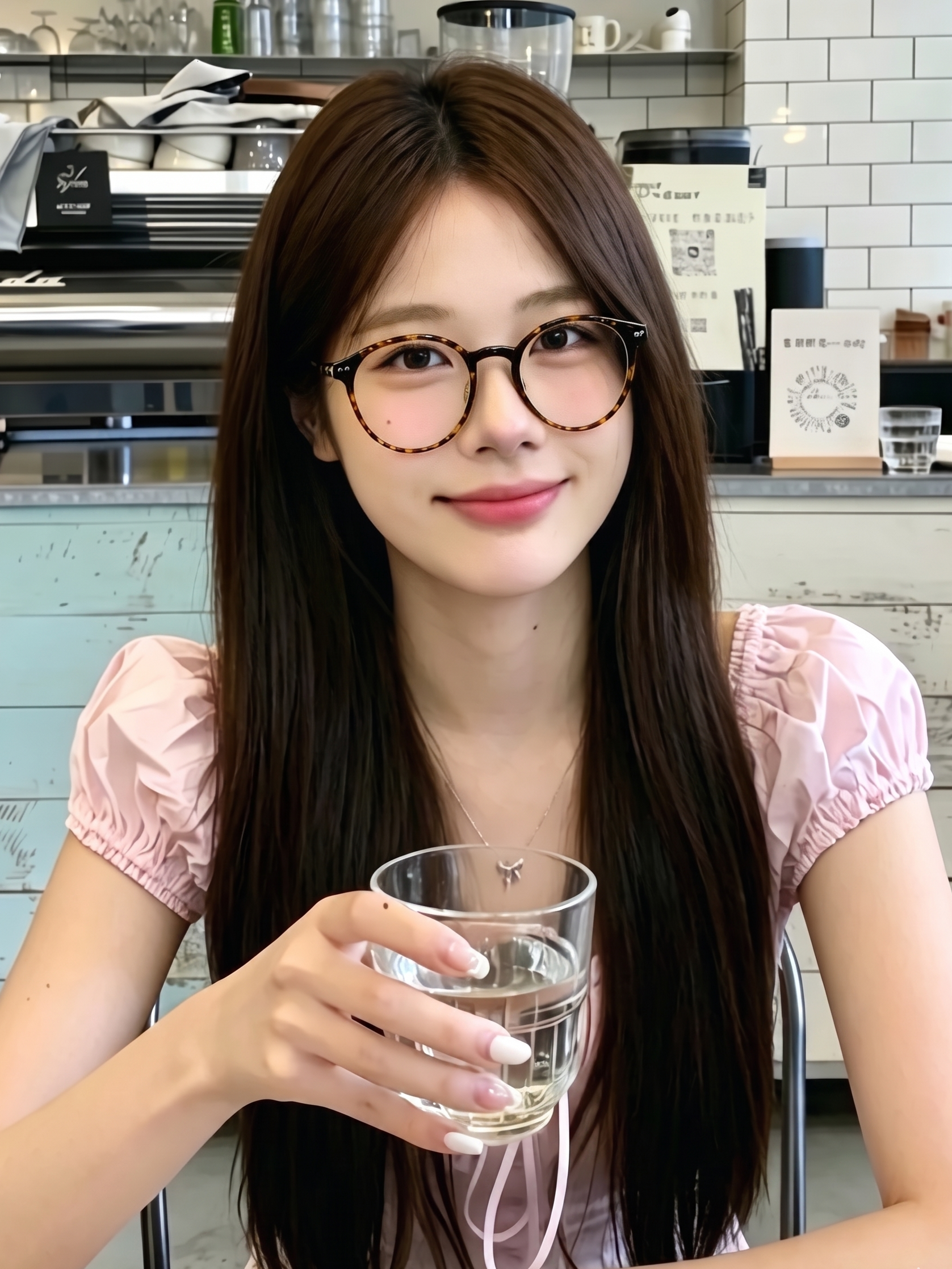 Korean style glasses V Pai 2113U chic everyday lifestyle shot