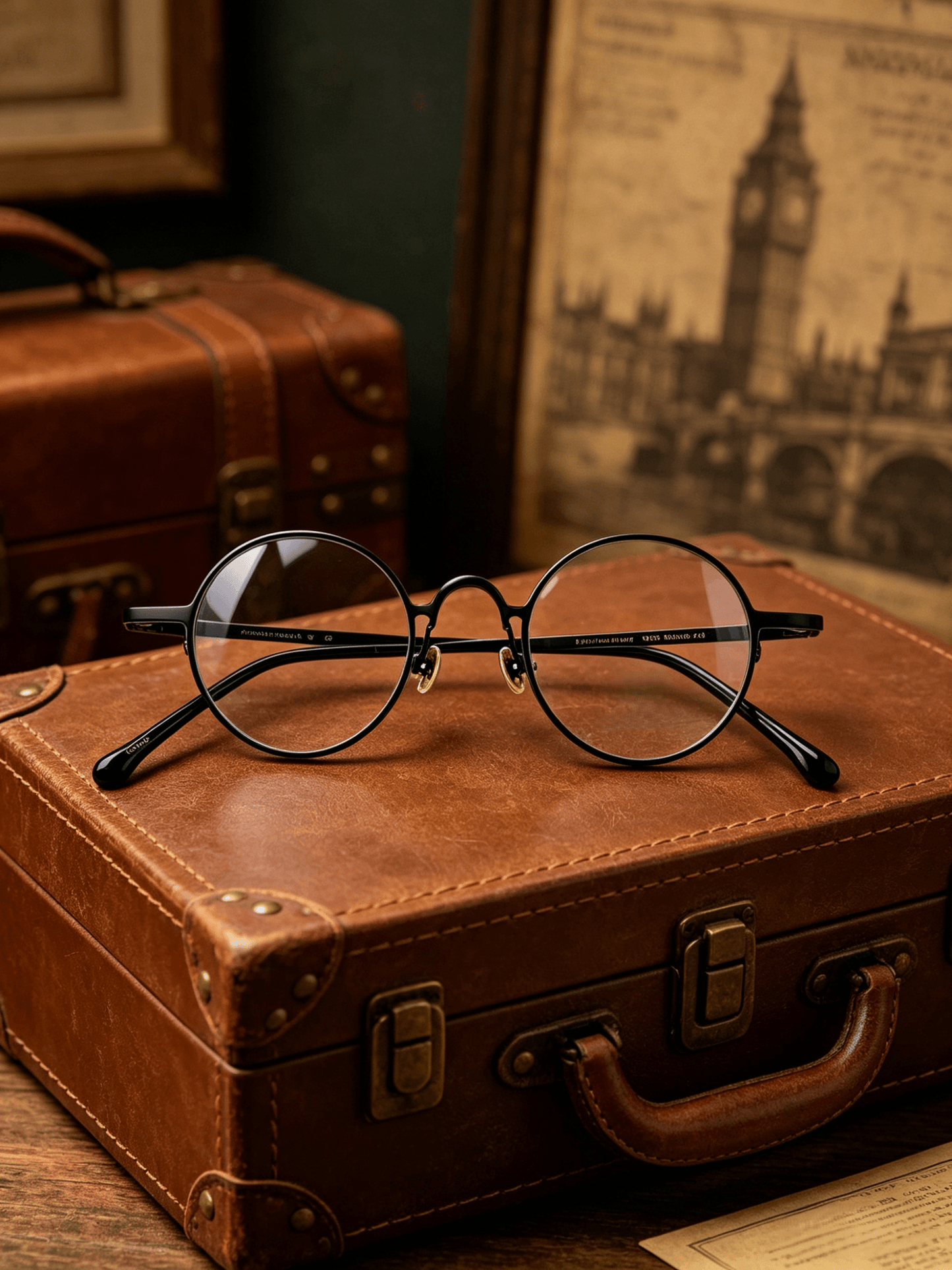 Vintage glasses frames V Pai 2617 classic silhouette detail