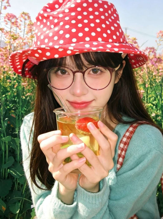 Cute eyewear V Pai 2115U soft whimsical lifestyle shot