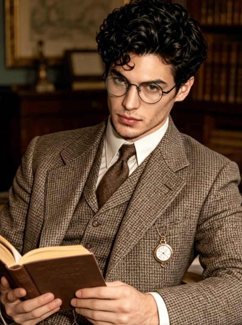 Vintage glasses frames V Pai 2617 old-school charm lifestyle shot