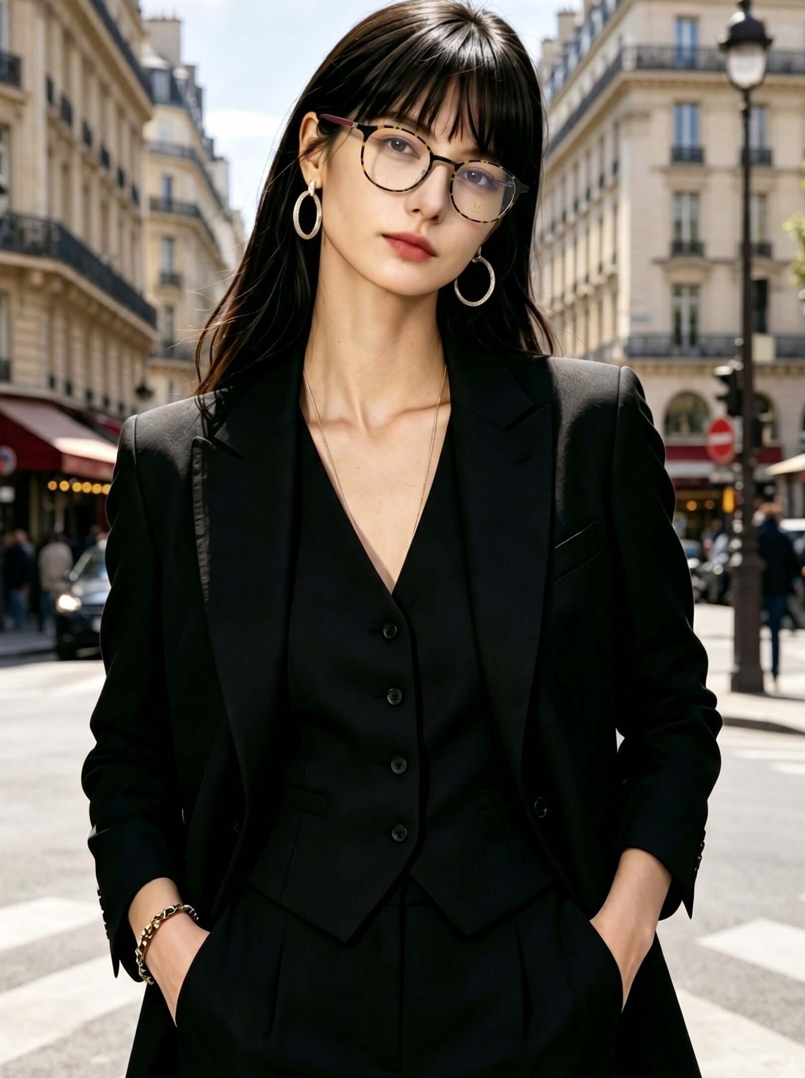 Havana glasses V Pai 2105U refined aesthetic lifestyle shot