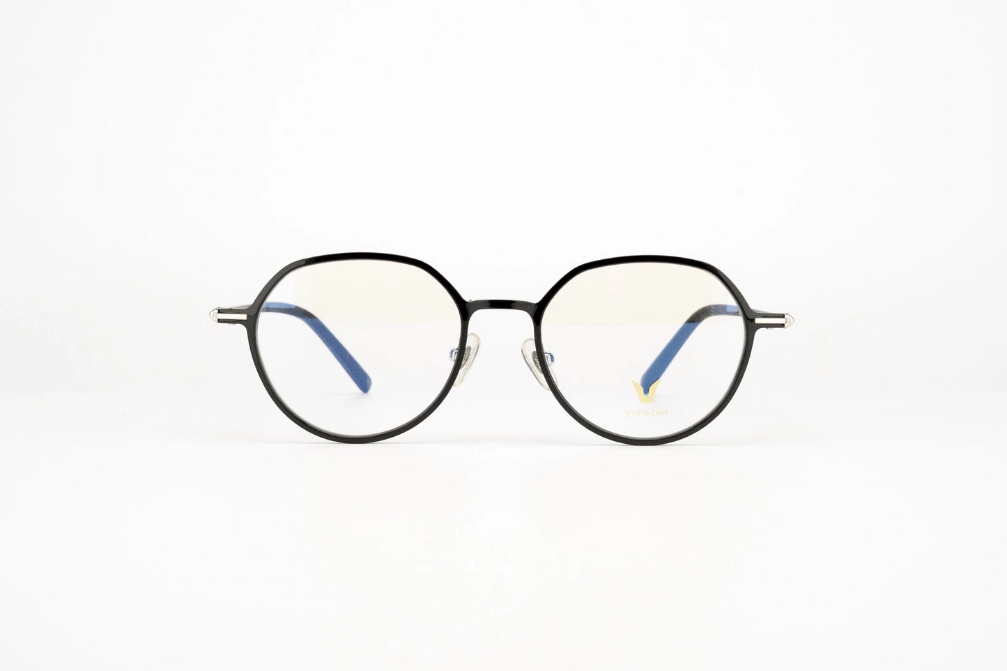 V2325U Minimalist Metal Business Eyeglasses unisex slim metal business optical frame for office formal daily commuting