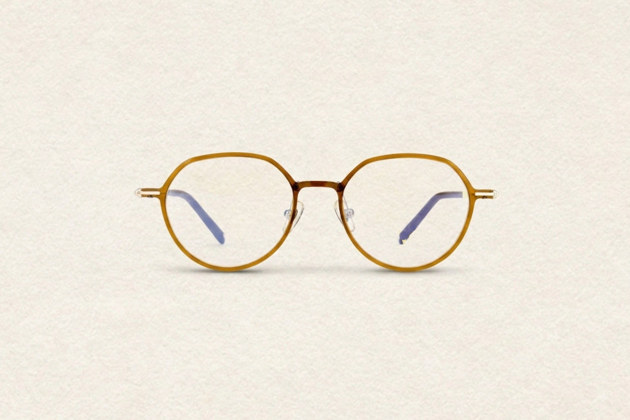 V2325U Minimalist Metal Business Eyeglasses refined minimalist design metal eyeglasses for all-day business wear