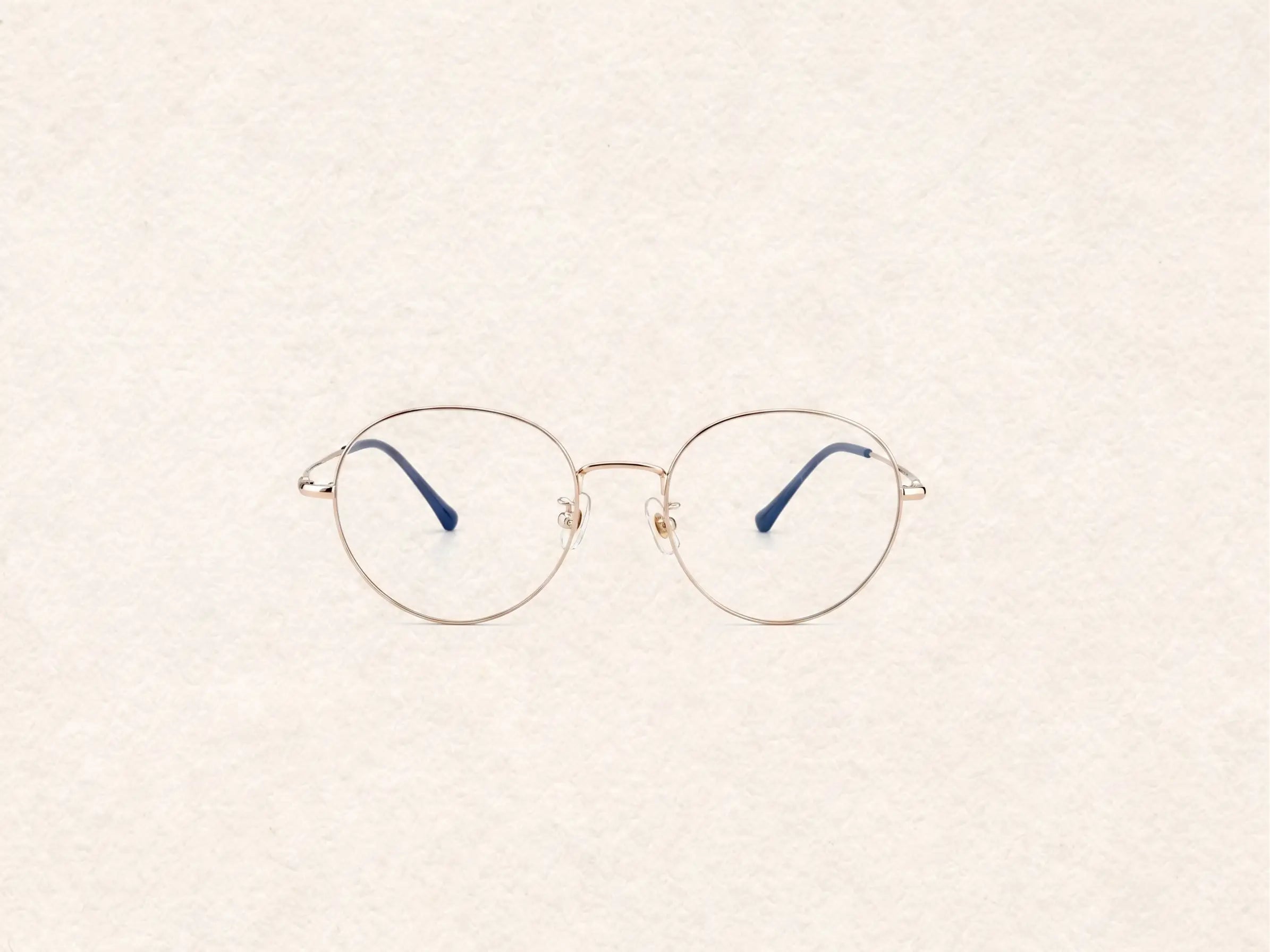Vintage Round Glasses for Women V2623 | Retro Metal Frame