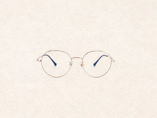 Vintage Round Glasses for Women V2623 | Retro Metal Frame