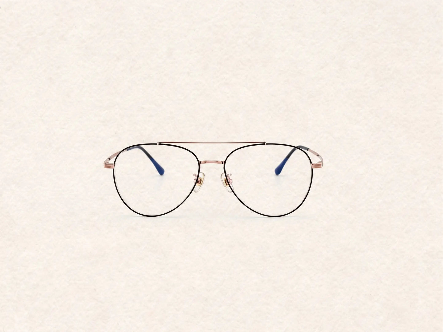 Clear Lens Glasses Fashion V2646| Double Bridge Styling Frame