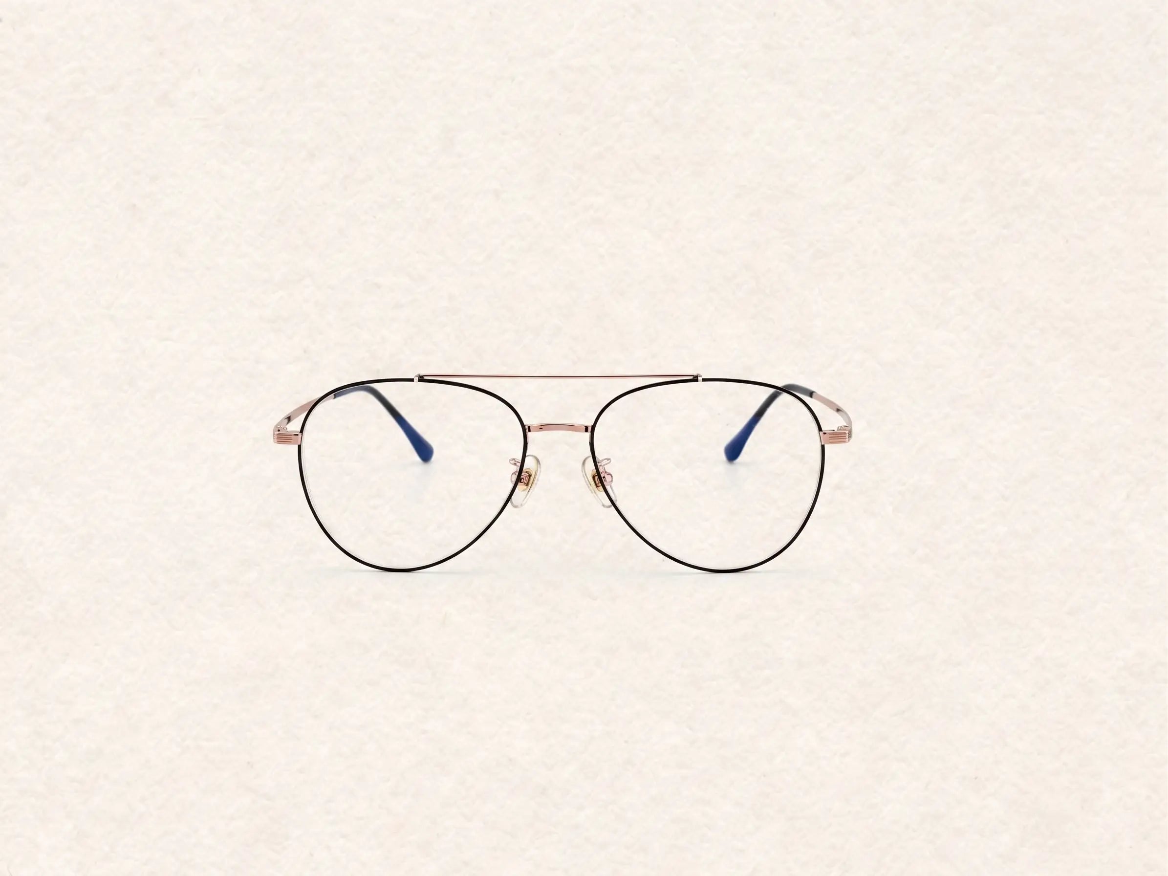Clear Lens Glasses Fashion V2646| Double Bridge Styling Frame